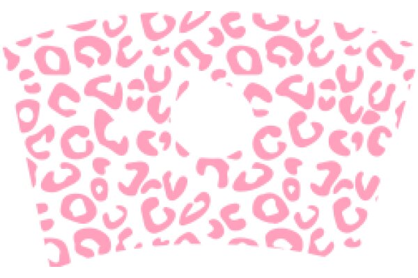 Pink Patterned Design: A Visual Symphony of Curves and Circles