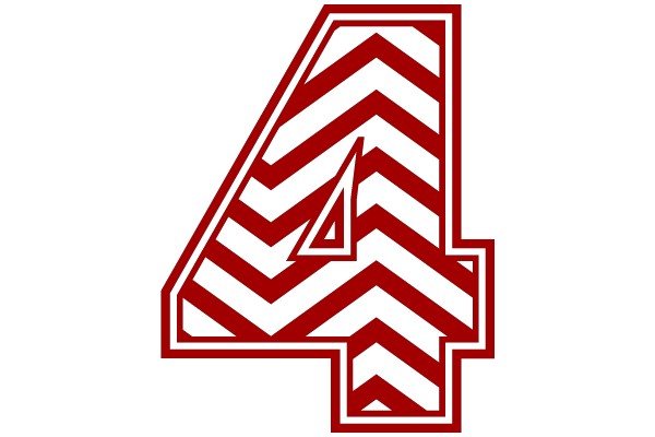 Large Chevron Number Four
