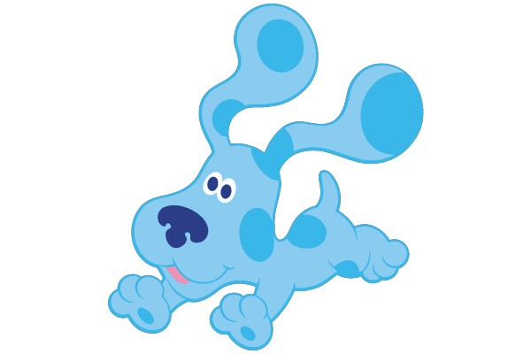 Blue's Joyful Leap