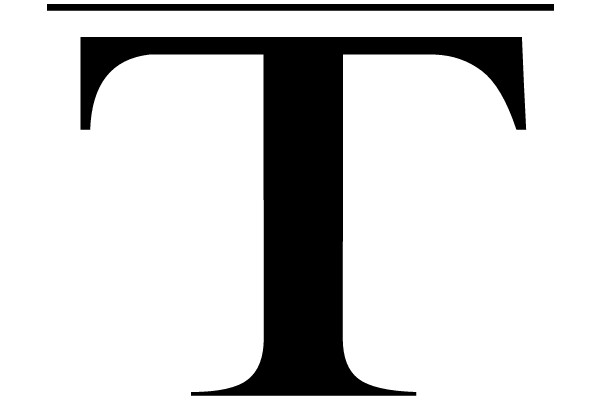 Bold Capital Letter T