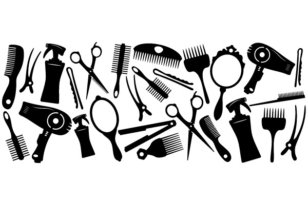 A Collection of Hair Care Tools