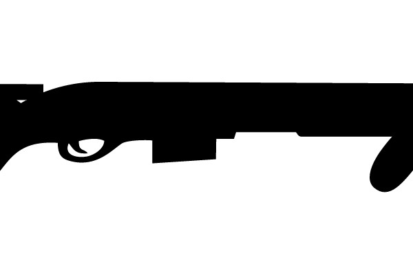 Silhouette of a Pistol