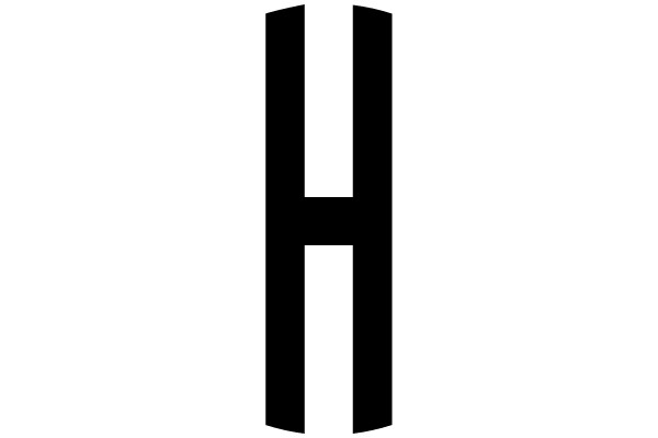Bold Capital Letter H