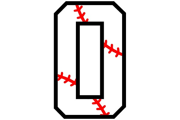 Baseball Stitched Frame