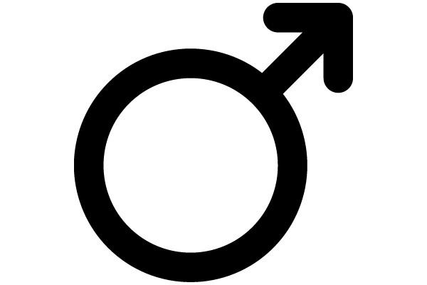 Simplistic Icon of a Male Symbol
