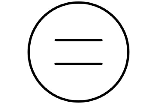 Digital Art: A Pixelated Circle with a Line Through It