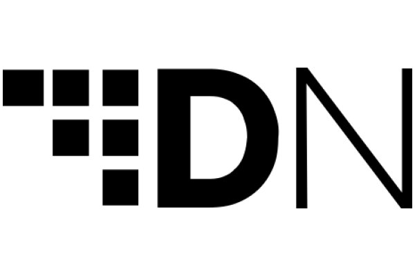 A Digital Artwork Featuring a Stylized 'DN' Logo