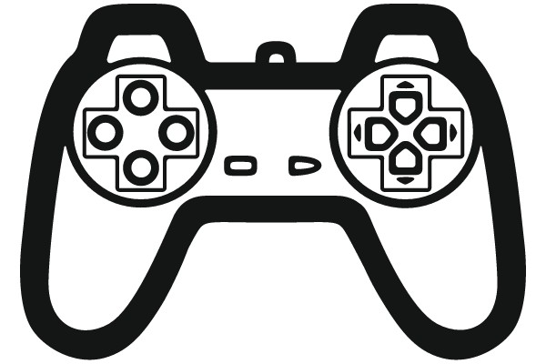 Wireframe of a Classic Game Controller