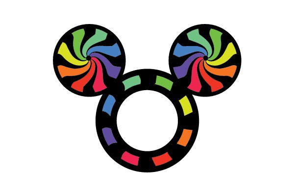 Rainbow Mickey Ears