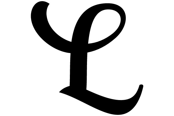 Classic Serif Font Letter 'L'