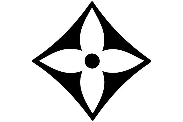 Symmetrical Flower Emblem