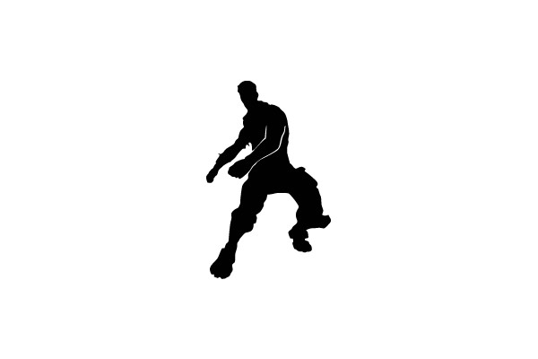 Action Pose Silhouette