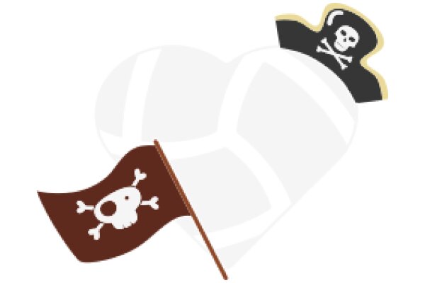 A Playful Display of Skull and Crossbones Flags