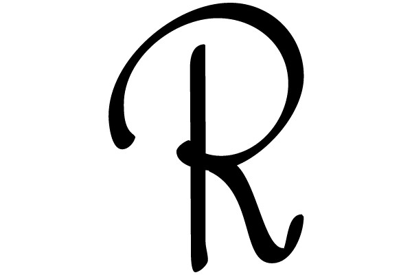 Black Letter 'R'