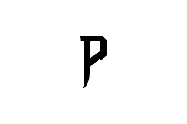 Bold Capital Letter P