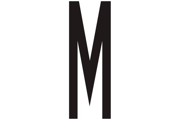Bold Capital Letter M
