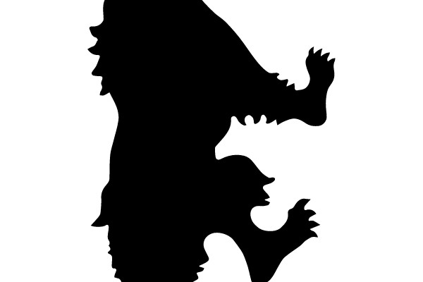 Rising Bear Silhouette
