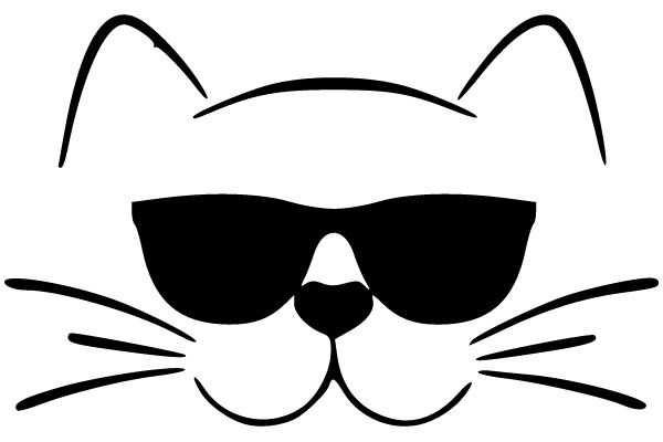 Sunglasses Cat Icon