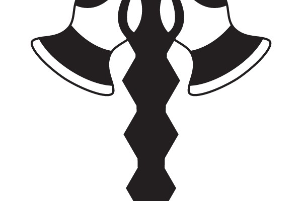 Stylized Number Eight with Bow and Shoe Decorations