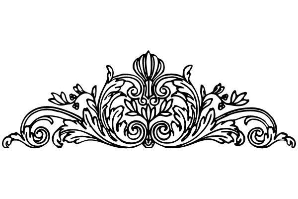 Vintage Flourish Border Design