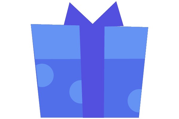 Blue Gift Box Clip Art