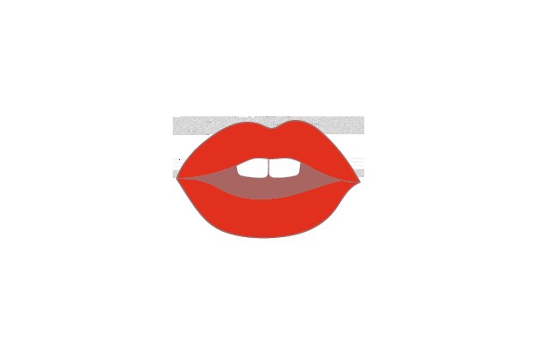 Red Lips with a Silent Message