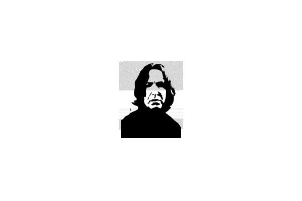 Man with Long Hair and a Dark Sweater.