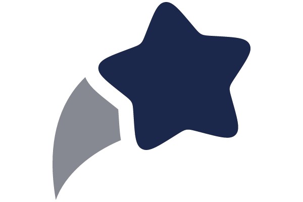 A Starry Night: A Close-Up of a Blue Star
