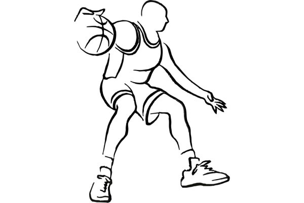 A Basketball Player in Action