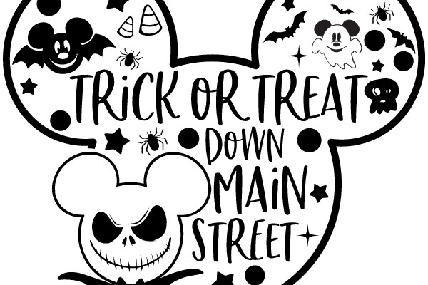 Halloween-Themed Mickey Mouse Ears: A Playful and Festive Accessory for the Spooky Season!