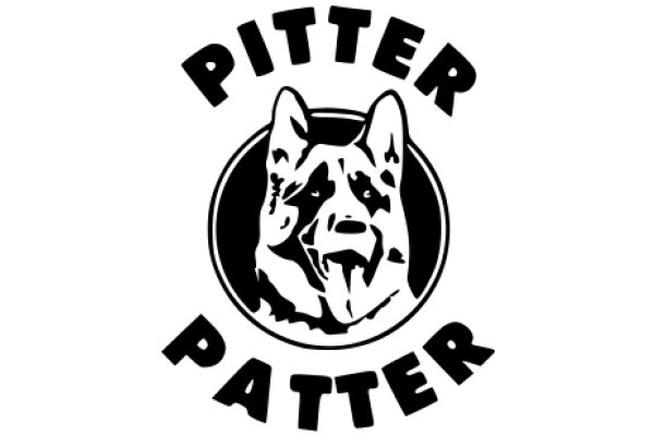 Pitter Patter: The Playful Pitbull Logo