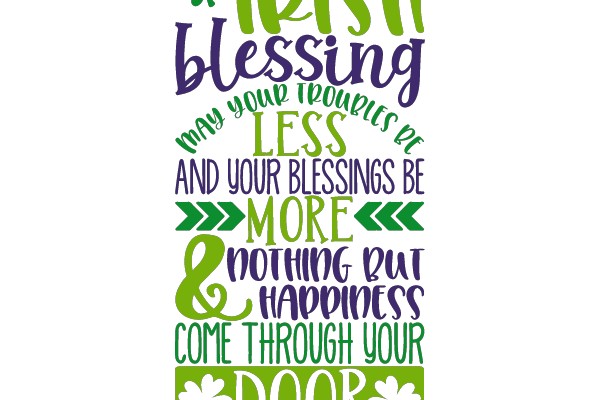 St. Patrick's Day Irish Blessing Poster