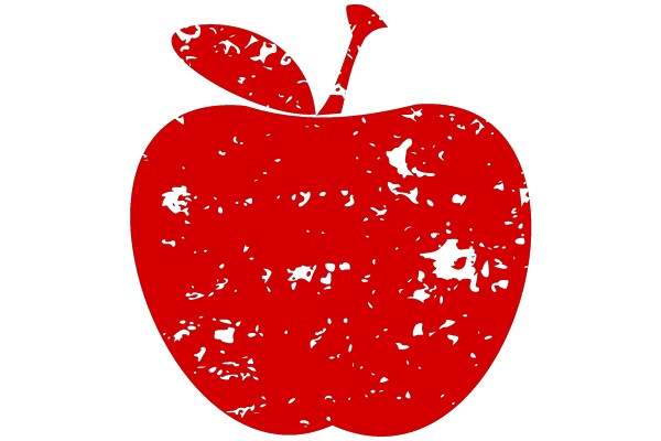Red Apple with White Speckles