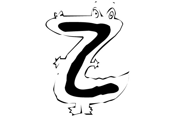 Letter Z Monster