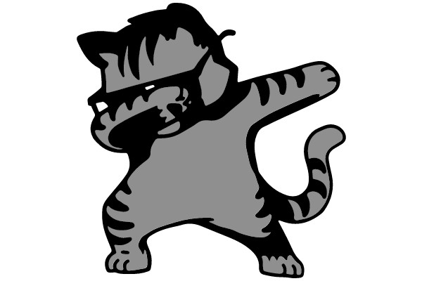 Urban Dabbing Cat