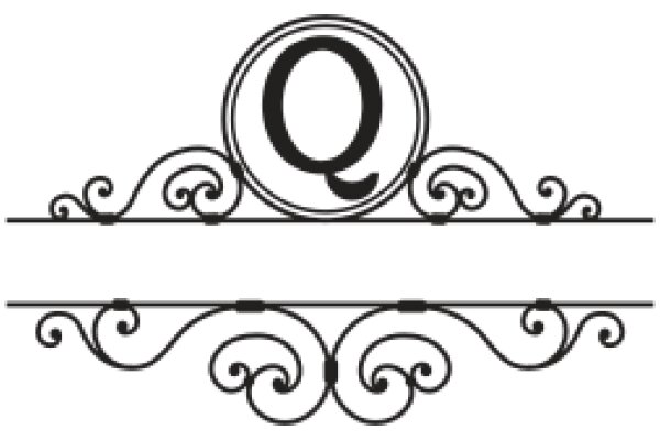 Elegant Logo for a Brand Named 'Q' with a Scroll Design