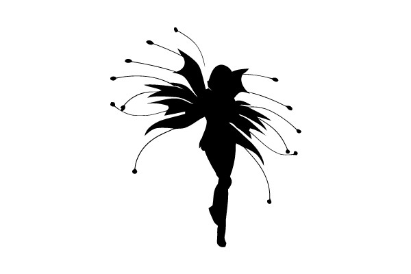 Silhouette of a Fairy