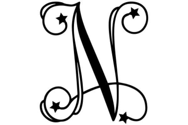 Monogram Logo with Star Design