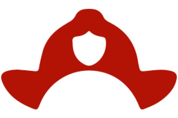 Vivid Red Abstract Art: A Stylized Symbol of Protection and Strength