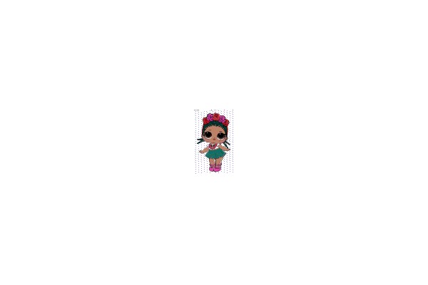 Adorable Toy Doll with Floral Headband and Pink Shoes