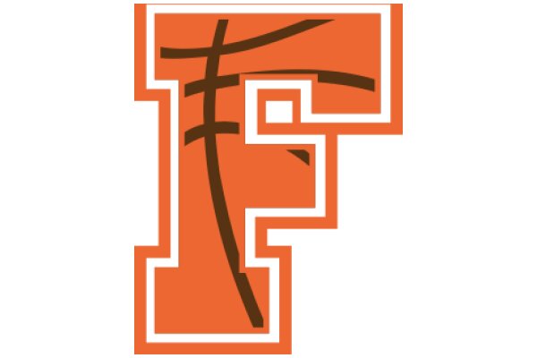 Vibrant Orange and Brown Letter 'F' Logo