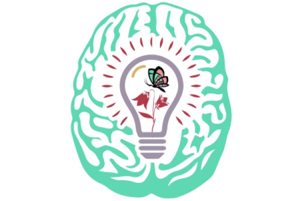 A Brainy Illustration: A Lightbulb Inside a Brain, Symbolizing Ideas and Creativity