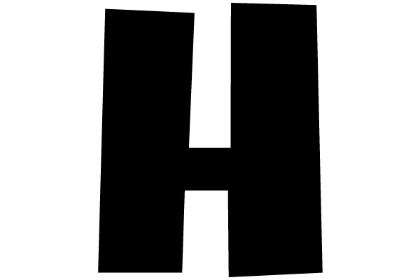 Bold Black Letter H