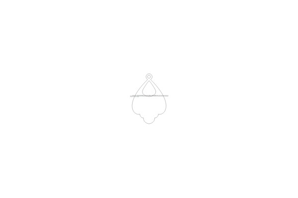 Abstract Outlines of Geometric Shapes.