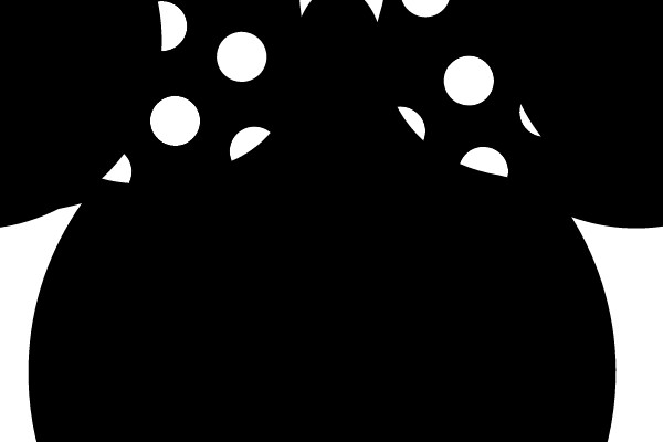 Minnie Mouse Ears Silhouette