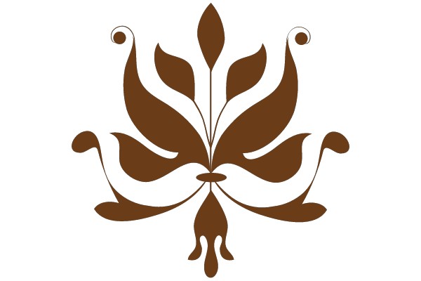 Lotus Symbol on Light Blue Background