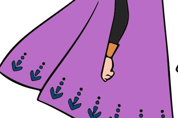Frozen Fashion: The Enchanted Cape