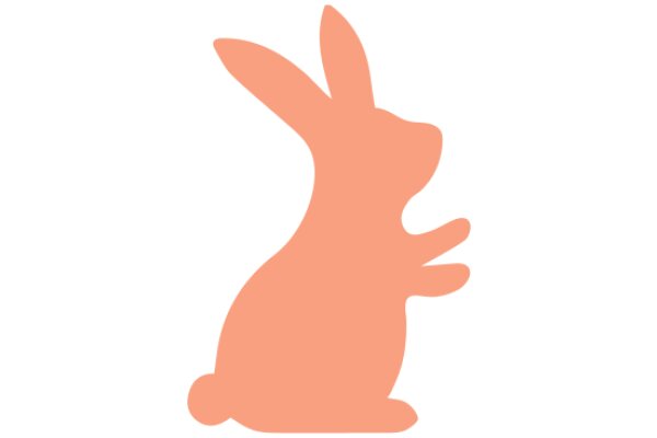 Simplistic Pink Bunny Icon