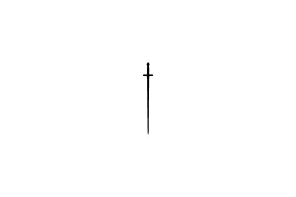 Tall, Narrow, Dark Blade