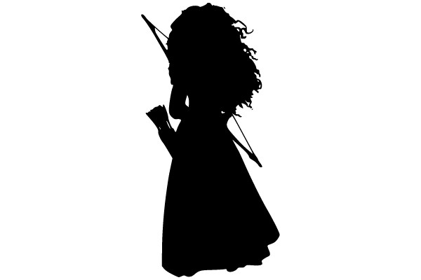 Silhouette of a Mythical Archer